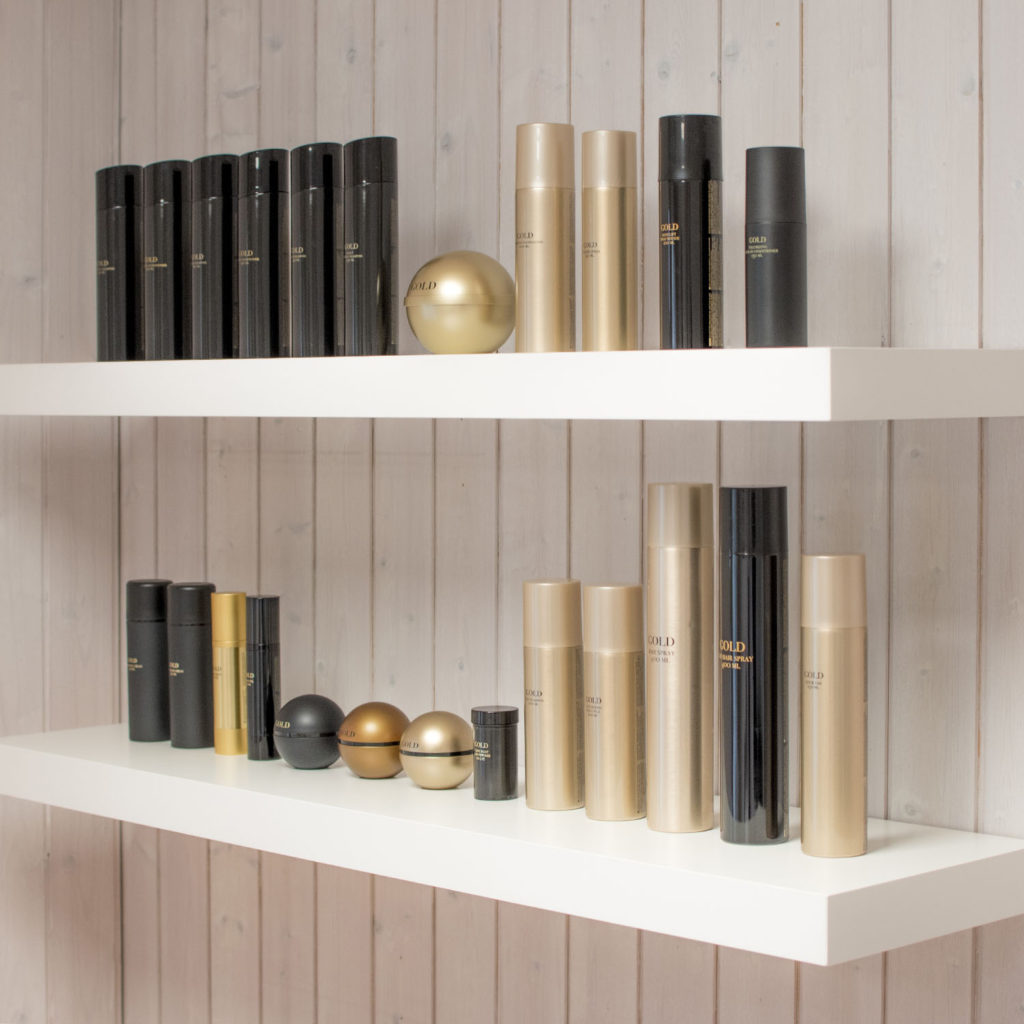 Gold Haircare beim Coiffeur in Obfelden Zürich