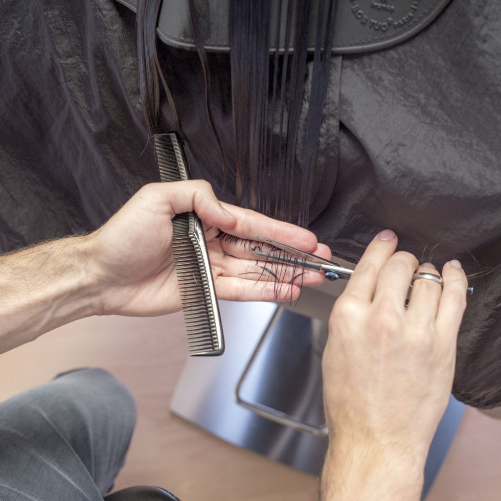 Haarschnitt langes Haar